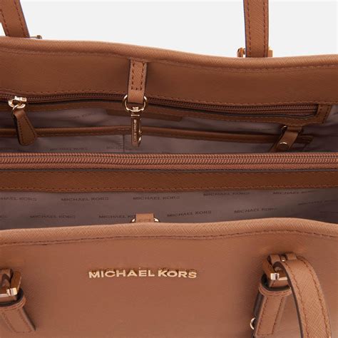 michael michael kors jet set large east west tote|Michael Kors saffiano tote bag.